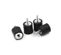 Mecánico Agotar Supporto in Gomma M3 M4 M5 M6 M8 L'isolatore antivibrante Monta Bobine Ammortizzatore in Gomma for compressori d'Aria, Pompe idrauliche Aislamiento Montura (Color : 20x20xM5 4pcs)
