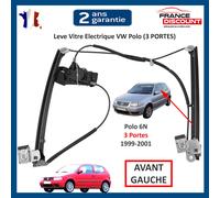 Mécanisme Lève-Vitre Anteriore Sinistro Conducente VW POLO 3 Porte 6N2 (99-01)