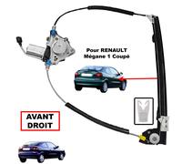 Mécanisme Lève-vitre Avant Droit pour Mégane 1 Coupé 3P 1996-2003 7700834393