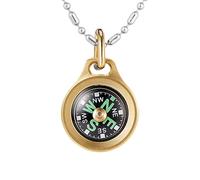 MecArmy CMP Mini bussola in titanio/ottone, lussuosa bussola tascabile di sopravvivenza - regalo da padre a figlio, regalo di mamma o papà, figlio per laurea, compleanno