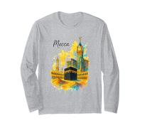 Mecca Makkah Arabia Saudita Classic Everyday Travel Maglia a Manica