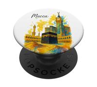Mecca Makkah Arabia Saudita Classic Everyday Travel PopSockets PopGrip Adesivo