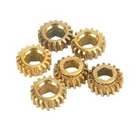 Meccanica per accordatura di corde per chitarra, Chitarra classica Testa a testa interna Foro esagonale interno 4mm (6PCS)