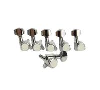 Meccaniche autobloccanti per chitarra, GK07C ST TL SG LP | Rapporto 1:18, cromo antico, fori paletta 10 mm, viti, boccole e rondelle incluse(6R)