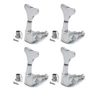 Meccaniche bloccanti per chitarra Meccaniche for chitarra Black Bass Tuning Peg for basso elettrico(Chrome 4 Right)