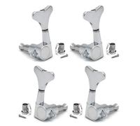 Meccaniche bloccanti per chitarra Meccaniche for chitarra Black Bass Tuning Peg for basso elettrico(Chrome 2 Left 2 Right)