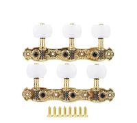Meccaniche bloccanti per chitarra Meccaniche for chitarra classica 1:16 con corde placcate in modo avanzato, chiavi di accordatura, 2 pezzi/coppia(Gold)
