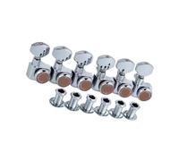 Meccaniche Chitarra 1:18 Rapporto Di Trasmissione Picchetti Per Chitarra Mini Pulsante Ovale(6R)