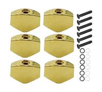 Meccaniche Di Accordatura Per Chitarra Elettrica,Set Da 6 Manopole Quadrate Di Ricambio - Meccanismi di Accordatura - per Chitarristi Musicisti Appassionati Studio Casa Viaggio Elettrica Classica