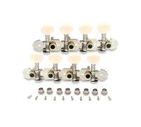 Meccaniche Metallor Chitarra Meccanica Pioli Chiavi per Mandolino Bouzouki Banjo e 8 Corde Chitarre Strumenti Singolo Foro Placcatura Nichel Acciaio 4L 4R. A 402