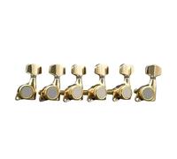 Meccaniche Per Accordatura Della Chitarra Per Prin Accordatori Per Chitarra Professionali Con Bloccaggio Accessori Per Rapporto Di Trasmissione 1:18 Adatti Ai Principianti(Gold 6L)