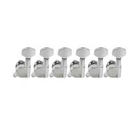 Meccaniche Per Chitarra 6PCS Chrome Meccaniche Per Chitarra Elettrica Sintonizzatori Chiavi Di Accordatura Pioli 6R 6L 3L3R Per Scegliere(6L)