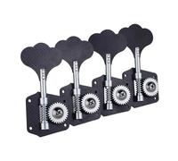 Meccaniche Per Chitarra Accordatori Per Basso Rapporto 1:28 Open Gear Tuning Key Pioli Testa Della Macchina Chitarra Jazz Elettrica Durevole(4R CR)