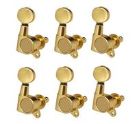 Meccaniche Per Chitarra Macchina D'oro Con Pulsante Racchiuso Pirolo Per Accordatura Di Corde Accessori Chitarra Elettrica O Acustica