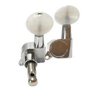 Meccaniche Per Chitarra Picchetti Per Accordatura Ukulele Piccoli Mandrini Chitarra Corti A 4 Corde Parti Di Ricambio(White)
