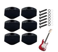 Meccaniche per Chitarra | Set da 6 Pezzi Musicali in Metallo | Meccanismi di Accordatura | per Chitarristi Musicisti Appassionati Studio Casa Viaggio Elettrica Classica