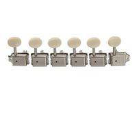 Meccaniche Per Chitarra Set Di 6 Accordatori Per Chitarra Vintage In Linea Teste Di Macchine Piroli E Chiavi(Off White)