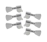 Meccaniche Per Chitarra Set Di Chiavi Accordatura Per Chitarra Chiuse Meccaniche Accordatori 3L3R Picchetti Sigillati Durevoli(Sliver)