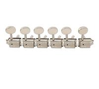 meccaniche per chitarra Set di meccaniche Split Shaft 6 in linea, piroli, chiavi for stile ST/Tele(Silver)