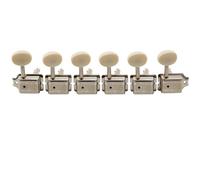 meccaniche per chitarra Set di meccaniche Split Shaft 6 in linea, piroli, chiavi for stile ST/Tele(White)