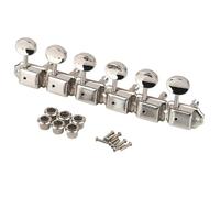 Meccaniche Per Chitarra Un Set Di 6 Meccaniche Per Chitarra Elettrica Vintage In Linea 6R In Alpacca Accordatori E Piroli Di Accordatura