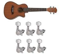 Meccanico accordatore 1 Set 23 Pollici 4 String Mini Chitarra Con Tuner Borsa Capo E 1 Set String String Tuning Pegs Key Sintonizzatore Machine Teste