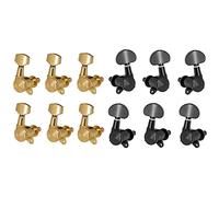Meccanico accordatore 2 Set Set Bloccato String Tuning Pegs Type Typers Machine Teste Per Chitarra Elettrica Acustica