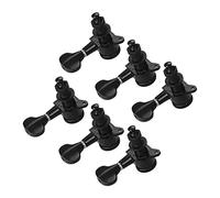 Meccanico accordatore 3l3r PEG SINTINAMENTI CHITARDA PEGS TUTTURE DI BLAGGIO TESTI MACCHINI PER GIUTARI ELETTRICHE ACUSTICA (Color : 2 Black)