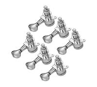 Meccanico accordatore 3l3r PEG SINTINAMENTI CHITARDA PEGS TUTTURE DI BLAGGIO TESTI MACCHINI PER GIUTARI ELETTRICHE ACUSTICA (Color : 2 Sliver)