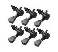 Meccanico accordatore 3l3r PEG SINTINAMENTI CHITARDA PEGS TUTTURE DI BLAGGIO TESTI MACCHINI PER GIUTARI ELETTRICHE ACUSTICA (Color : 5 Black)