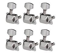 Meccanico accordatore 3l3r PEG SINTINAMENTI CHITARDA PEGS TUTTURE DI BLAGGIO TESTI MACCHINI PER GIUTARI ELETTRICHE ACUSTICA (Color : 8 Sliver)