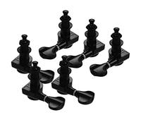 Meccanico accordatore 3l3r PEG SINTINAMENTI CHITARDA PEGS TUTTURE DI BLAGGIO TESTI MACCHINI PER GIUTARI ELETTRICHE ACUSTICA (Color : 1 Black)