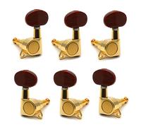 Meccanico accordatore 6 PCS Bloccato String String Tuning Pegs Sintonizzatori Key Teste Per La Macchina Per Chitarra Elettrica Acustica Accessori Per Chitarra (Color : 3right 3left)