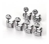 Meccanico accordatore 6 Sintonizzatori A Blocchi Di Chitarra Semi-chiusa In Linea Tuning Pegs Machines Heads Set Per San Chitarra Elettrica