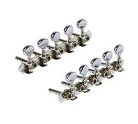 Meccanico accordatore D'argento 5R5L. Tuning Pygs Types Machine Teste Per 10 Corde Per Chitarra Elettrica 2 Pack