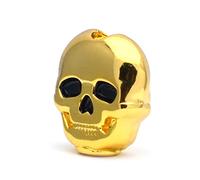 Meccanico accordatore Multi Colore 6pcs Plastic Skull Head Shape Guitar Tuning Tuner Tuner Machine Pulsante Di Ricambio Pulsante Di Sostituzione Maniglia Manopola (Color : Gold 6pcs)