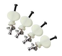 Meccanico accordatore Set di 4 Strings Ukulele Tuning Pygs Pin Machines Sintonizzatori per Ukulele Classical Guitar 4 String (Color : White)