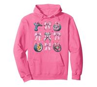 Meccanico Auto Ruote Chiave Ragazza Coquette Bow Rosa Mamma Felpa con Cappuccio