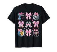 Meccanico Auto Ruote Chiave Ragazza Coquette Bow Rosa Mamma Maglietta