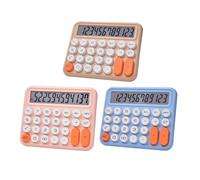 Meccanico Calcolatrice 12 Digitazioni Grande LCD Display Tasti Facile Da Stampa