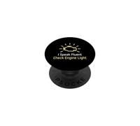 Meccanico di auto Parlo Fluent Check Engine Light Riparazione Auto PopSockets PopGrip Adesivo