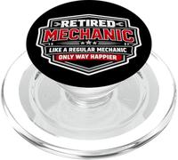 Meccanico in pensione come un normale scherzo di pensione più felice PopSockets PopGrip per MagSafe