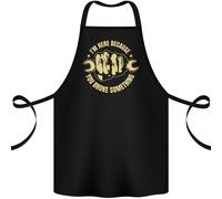 Meccanico Qui Perché Hai Rotto Qualcosa Grembiule In Cotone 100% Biologico