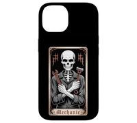 Meccanico Tecnico Riparazione Auto Gotico Tarocchi Supporto Carta Custodia per iPhone 14