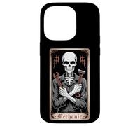 Meccanico Tecnico Riparazione Auto Gotico Tarocchi Supporto Carta Custodia per iPhone 14 Pro