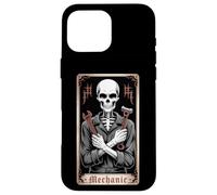 Meccanico Tecnico Riparazione Auto Gotico Tarocchi Supporto Carta Custodia per iPhone 16 Pro Max