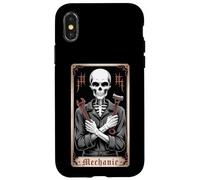 Meccanico Tecnico Riparazione Auto Gotico Tarocchi Supporto Carta Custodia per iPhone X/XS