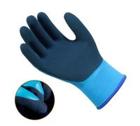 Meccanico Works Glove - Giovani Di Lavoro Di Sicurezza | Fodera In Pile Polare | 2 Pezzi Impermeabili | Lavori Esterni Fai -da -te Automobilistici | Pesci Invernali Resistenti Al Freddo Antigelo Guant