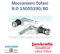 Meccanismi Chiusura Cofani Complete Lambretta LI 125/150 Serie 1/2 - TV 175