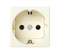 Meccanismi elettrici - Serie 27-27472-62 BASE SCHUKO BIANCO AVORIO